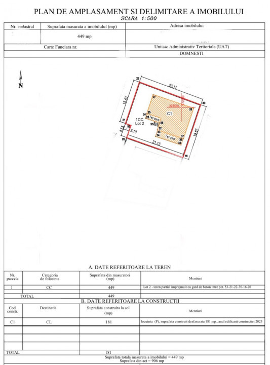 Casa, compartimentare deosebita si utila, Domnesti, zona Ciutaci