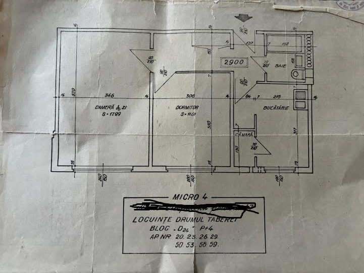 Vanzare 2 Camere Drumul Taberei