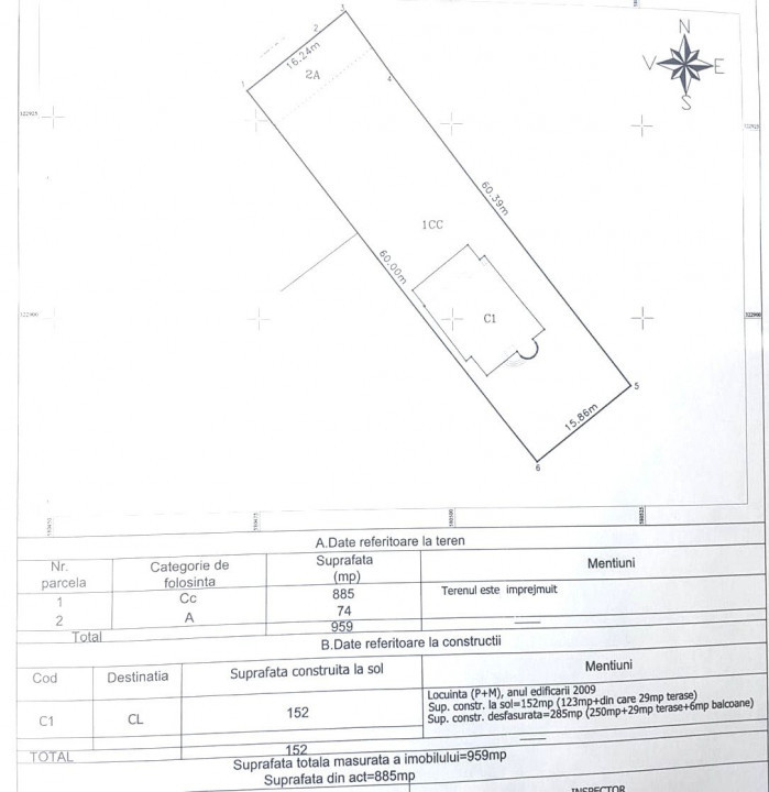 Vila individuala in Bragadiru la limita cu Bucuresti, teren 960 mp zona Dantelei