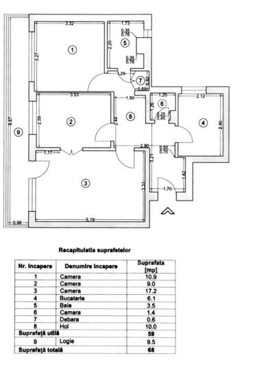 Vanzare 3 Camere Drumul Taberei