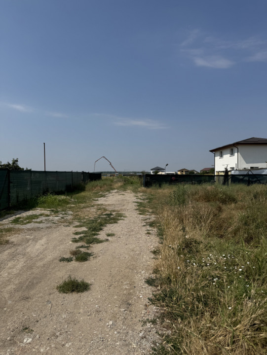 Teren intravilan 585 mp, Domnesti-Teghes, strada Galaxiei