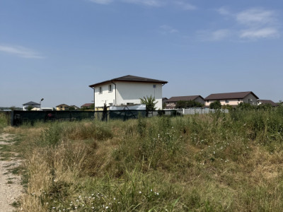 Teren intravilan 585 mp, Domnesti-Teghes, strada Galaxiei