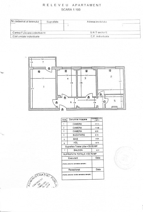 Trei camere, Dr. Taberei, langa statia de metrou Brancusi, piata Valea Ialomitei