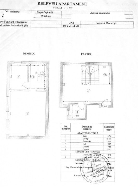 Apartament 3 camere tip duplex, Prelungirea Ghencea–Valea Larga, loc parcare